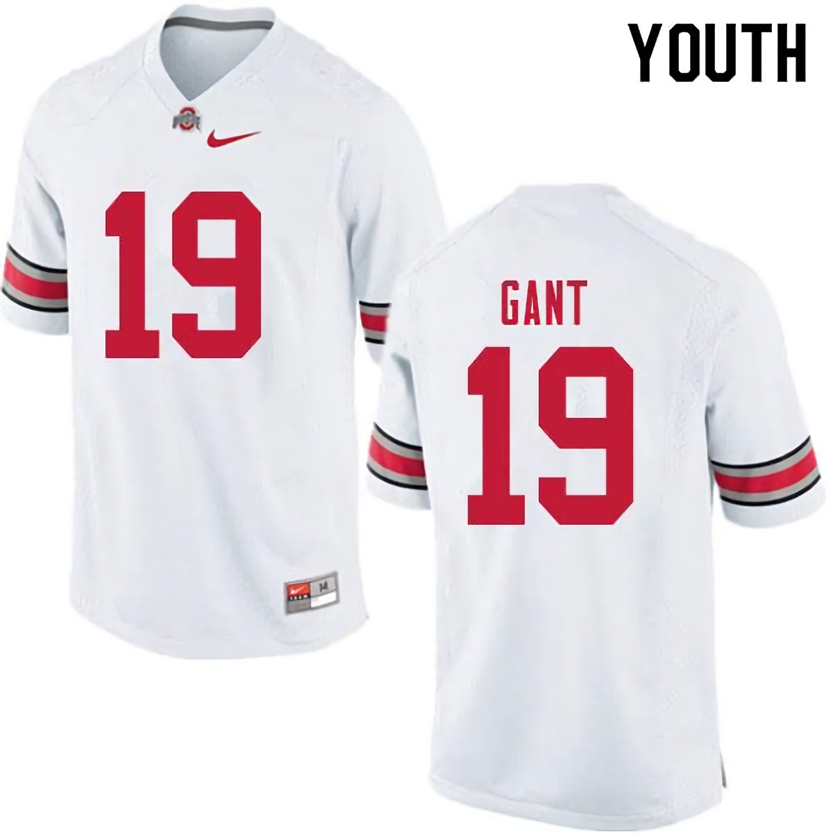 Dallas Gant Ohio State Buckeyes Youth NCAA #19 Nike White College Stitched Football Jersey JGD5556UA